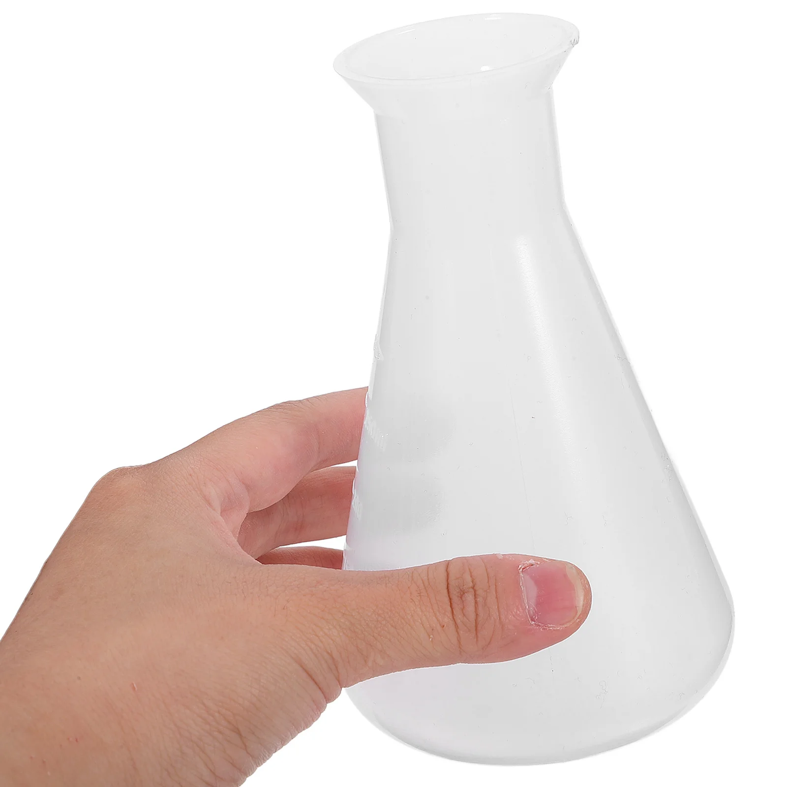 2 قطعة 250 مللي دورق مخروطي مقاومة للحرارة سهلة صب تنظيف لوازم المختبرات قارورة Erlenmeyer مختبر قوارير Erlenmeyer