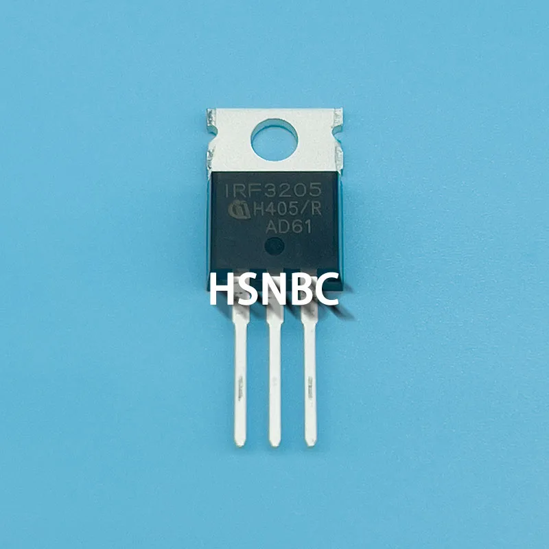 10Pcs/Lot IRF3205PBF IRF3205 F3205 TO-220 55V 110A MOSFET N-Channel Power Transistor 100% New Imported Original