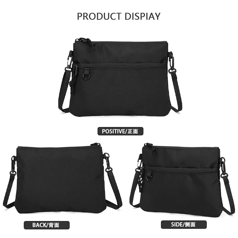 Durable Oxford Cloth Shoulder Bag Men Messenger Bag Casual Fashion Chest Bag Sports Trend Waist Bag Male Shoulder Small Backpack