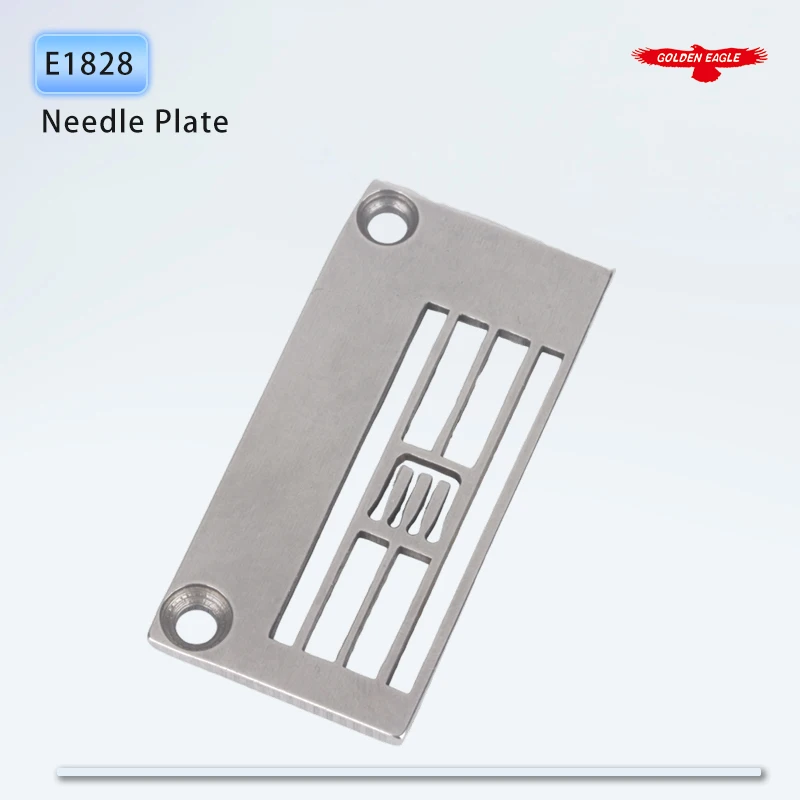 Placa de Agujas E1828 Compatible con Siruba F007E (4x6.0mm) para Máquina de Coser Industrial de Puntada de Cubierta, Calidad Original