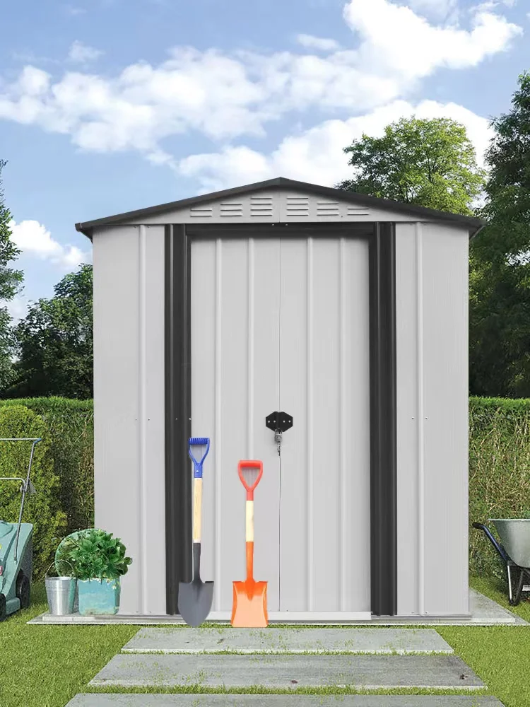 Outdoor Simple Mobile House Storage Room Garden Tool Room Miscellaneous Storage Activity Combination House
