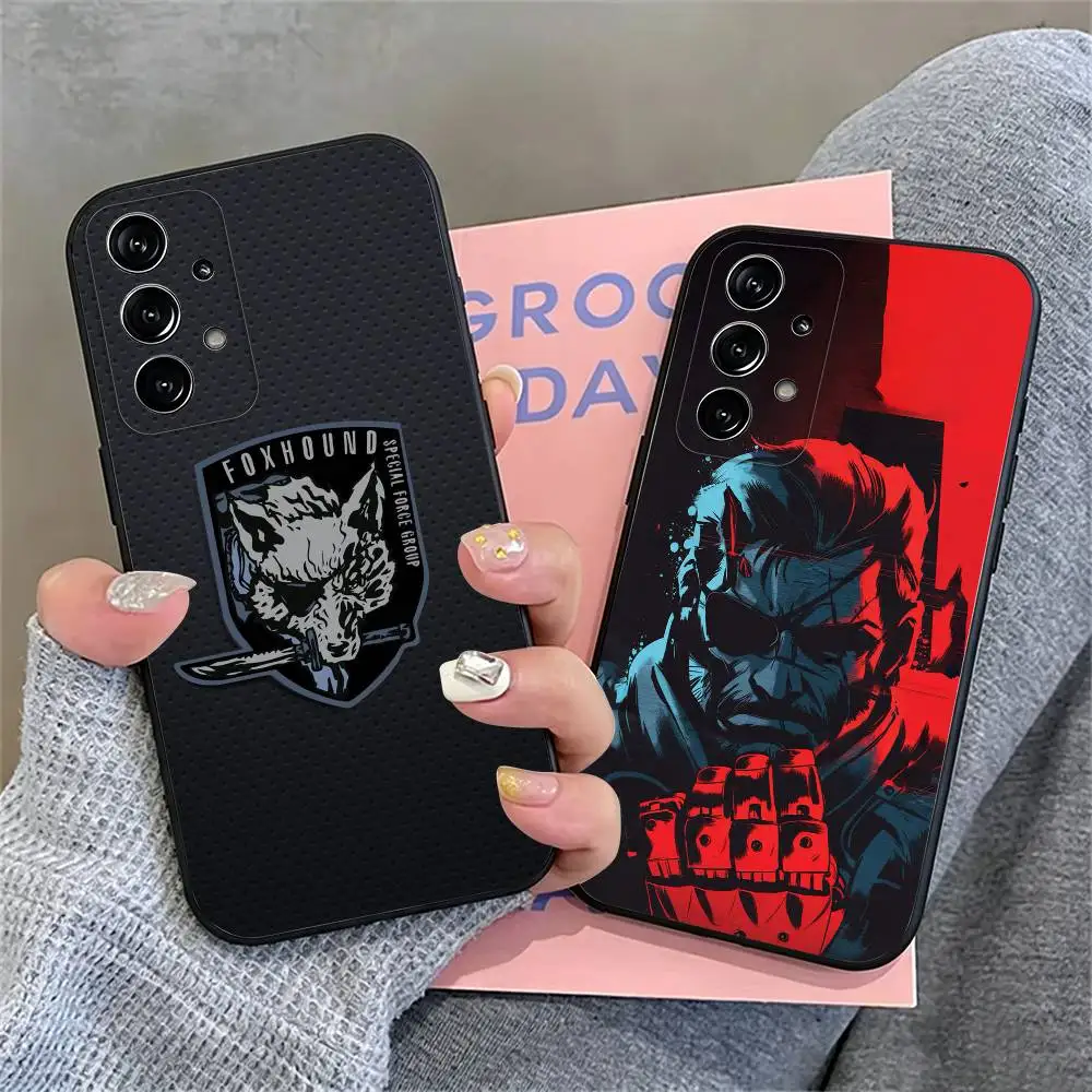 Metal Gear Solid Cool  Phone Case Black Silicone Soft For Samsung S26,S25,S24,S23,S22,S21,S30,Ultra,Plus,Fe,Lite