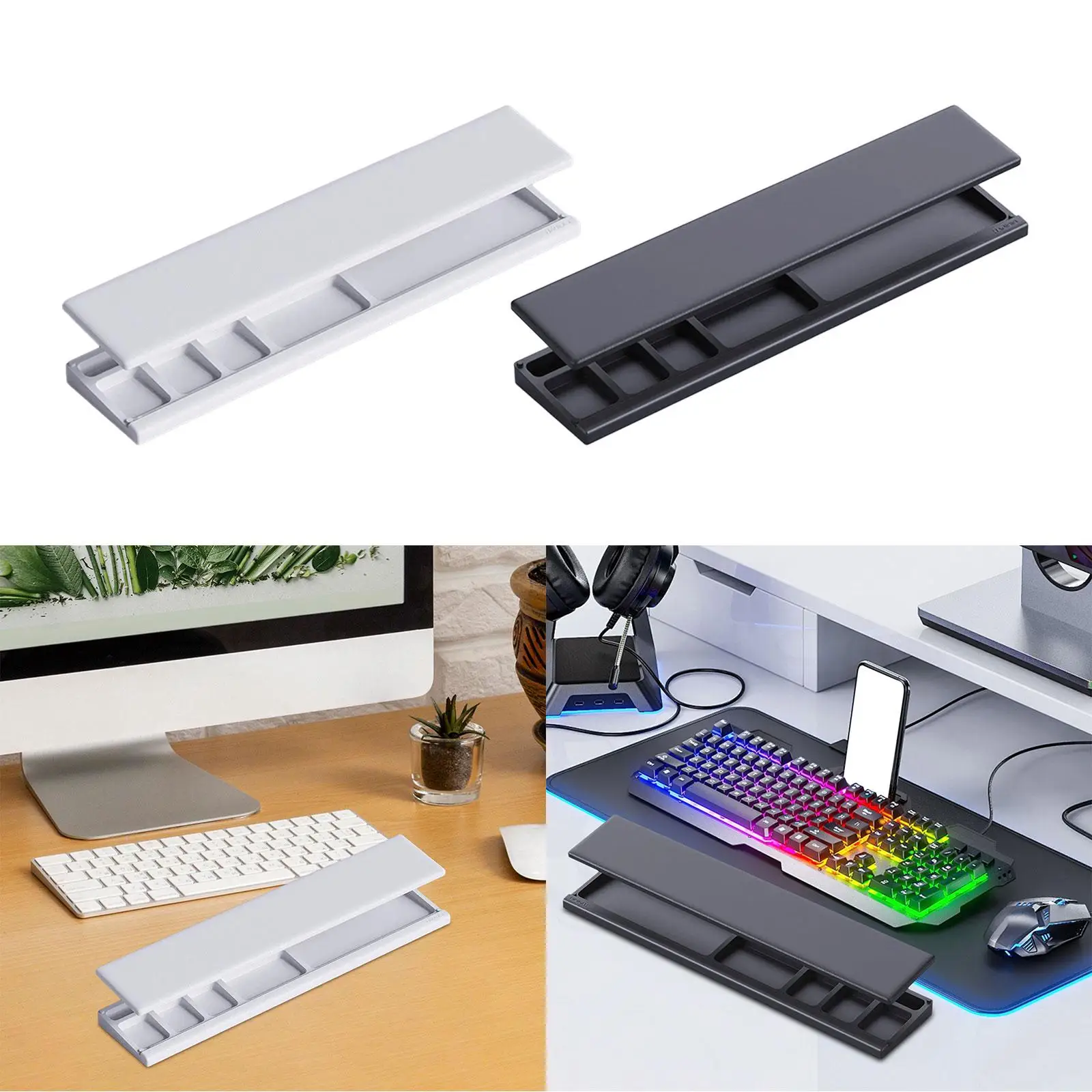 Keyboard Wrist Rest Pad Comfortable Easy Typing Ergonomic Design Wrist Support for Gaming Desk Laptop Office Computer Keyboard