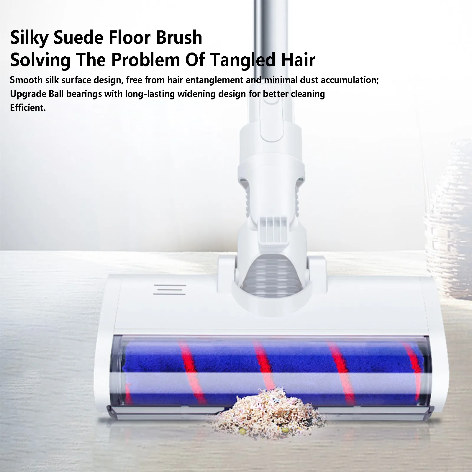 Roller Suction Head Electric Vacuum Cleaner Brush Head Roller Replacement Household Cleaning Dust Removal Powerful Suction T1