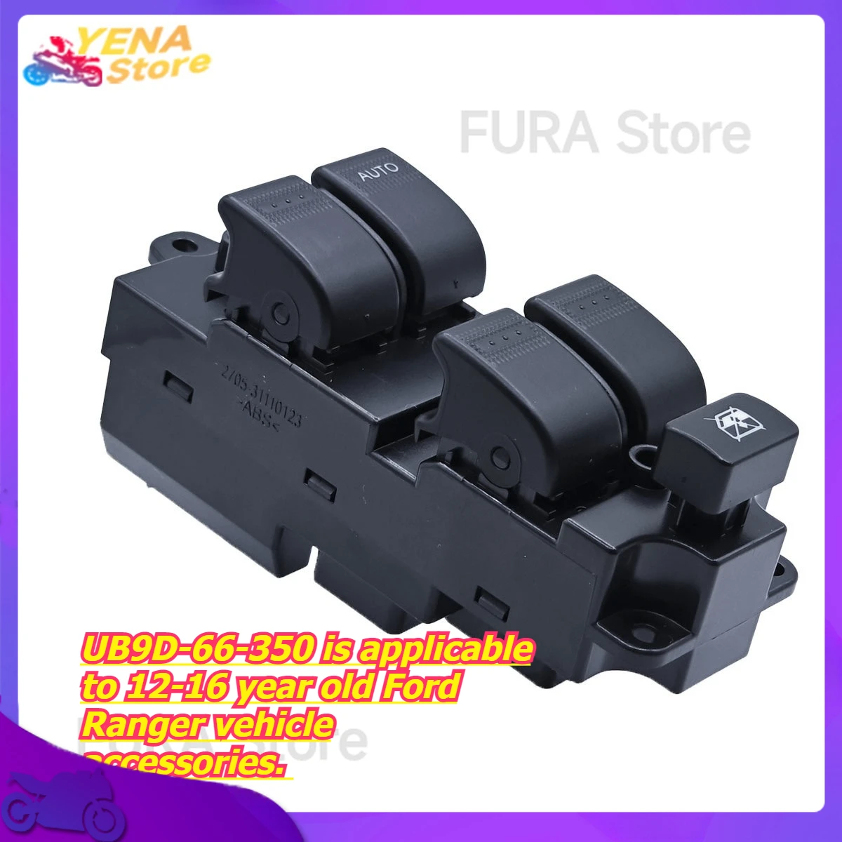 

The window control switch button UB9D-66-350 is applicable to 12-16 year old Ford Ranger vehicle accessories.
