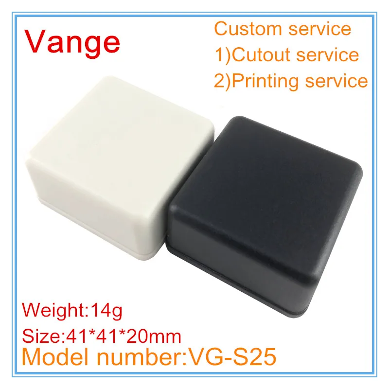 Vange PCB diy project box 41*41*20mm ABS plastic instrument case