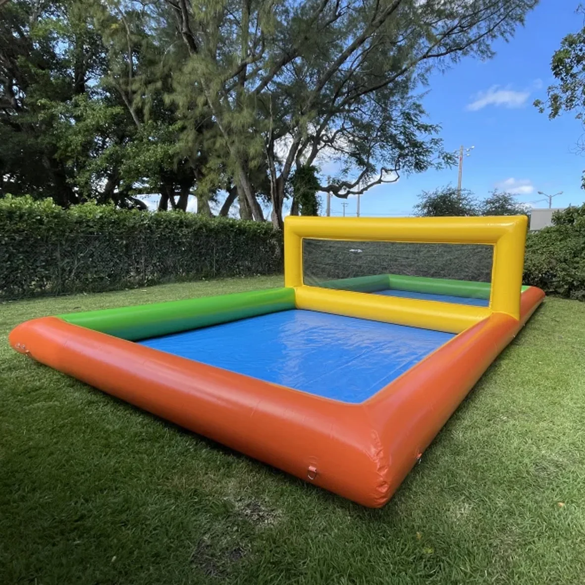 Airtight  Outdoor Inflatable Volleyball Pool Water Sports Water Volleyball Field with Nets for Team Sports on Sale