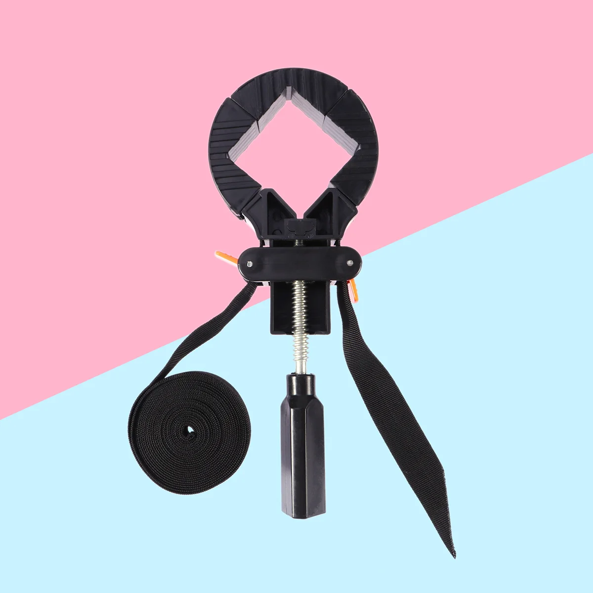 

Frame Clamp Black Non-Marring Grip For Woodworking Projects Holder Fastening Tool Picture Strap Clamp Woodworking Clamps