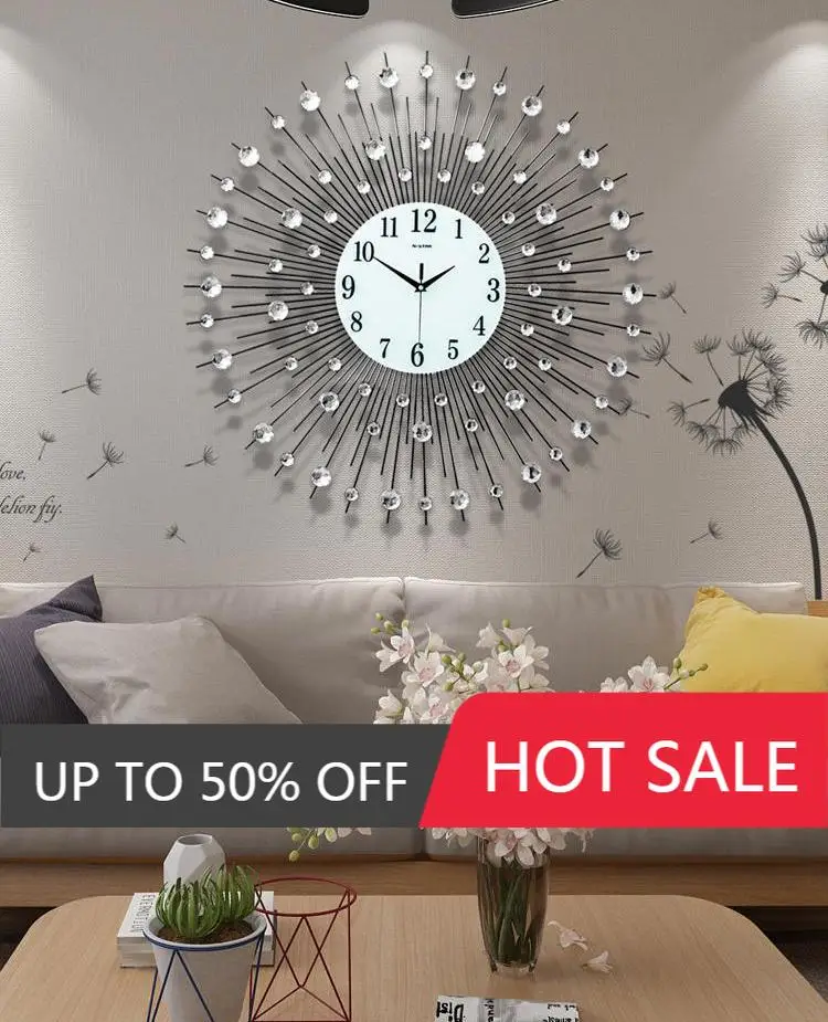 Luxury Wall Clock 3d Art Watch Big Metal Wall Clock Morden Design Home Decor Vintage Large Clock