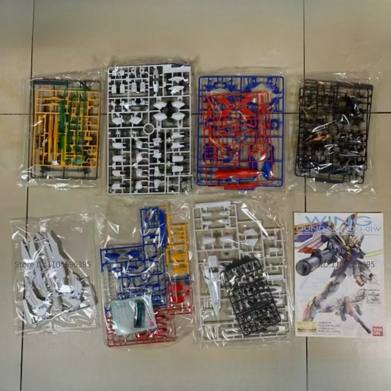 BANDAI – jouets modèles Gundam W XXXG-01W à assembler, modèle Mecha, figurines d'anime, Puzzle, cadeaux de poupée populaires de vacances, flambant neuf, en Stock
