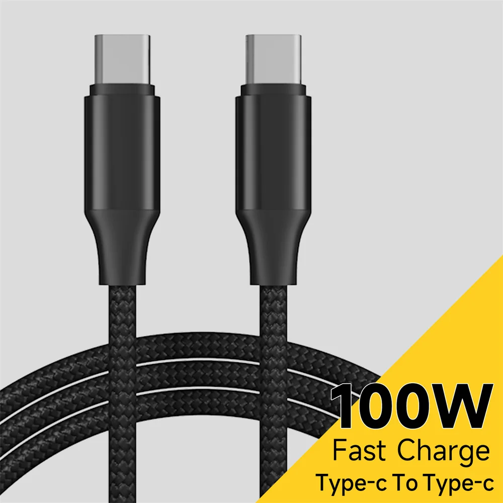 PD100W/240W Type C To Type C Fast Charge Cable For iPhone 15 Samsung S23 Power Line PD3.1 For PS5 Nintendo Switch 5A PD Cable