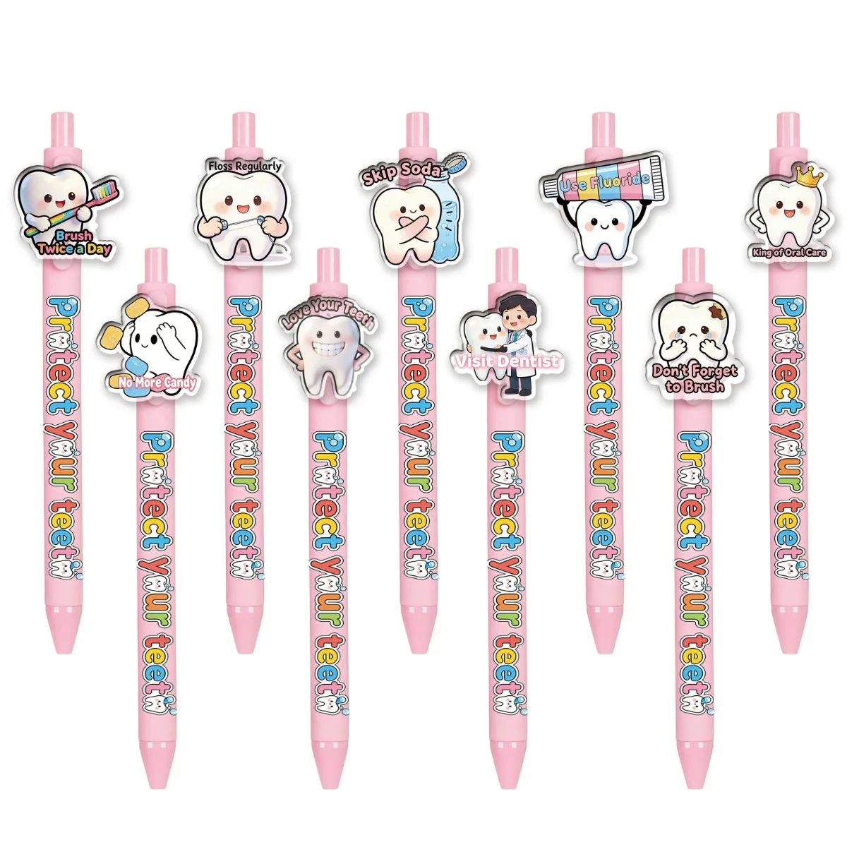 

Набор из 9/18 шариковых ручек «Зубная фея» для студентов, канцелярские товары для офиса, креативные канцтовары