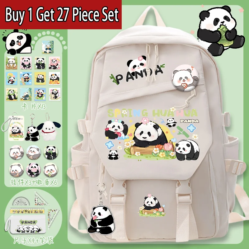 

China's national treasure panda cute school bag 2025 new style backpack high appearance light weight back to school backpack