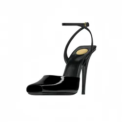 2025 Women's Sexy Stiletto Buckle Fish Mouth Sandals - Spring Summer Fashion High Heels for Nightclub Party Evening Dress