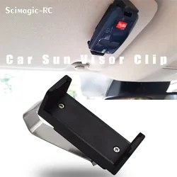 Carro Sun Visor Clip Holder para Controle da Porta da Garagem, Chaveiro Barreira, Abridor Universal, Instalação Rápida, Portão Remoto, 47-68mm