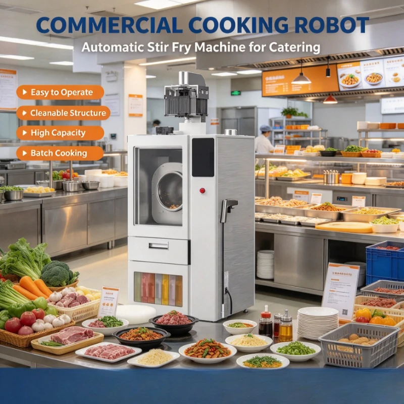 Customized Restaurant Fried Rice Machine Smart Intelligent Cooking Robot Commercial Wok Robot Automatic Cooking Machine