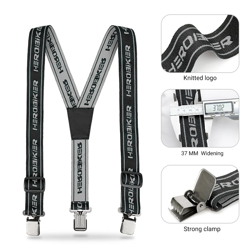 Tirantes para motocicleta, pantalones, cinturón para Motocross, pantalones ajustables de alta elasticidad en forma de Y, correa para tirantes para montar en motocicleta y carreras