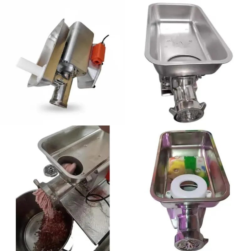 Electric Multi Function Meat Grinder Commercial Fish Mincer with Sharp Blade Sausage Stuffer