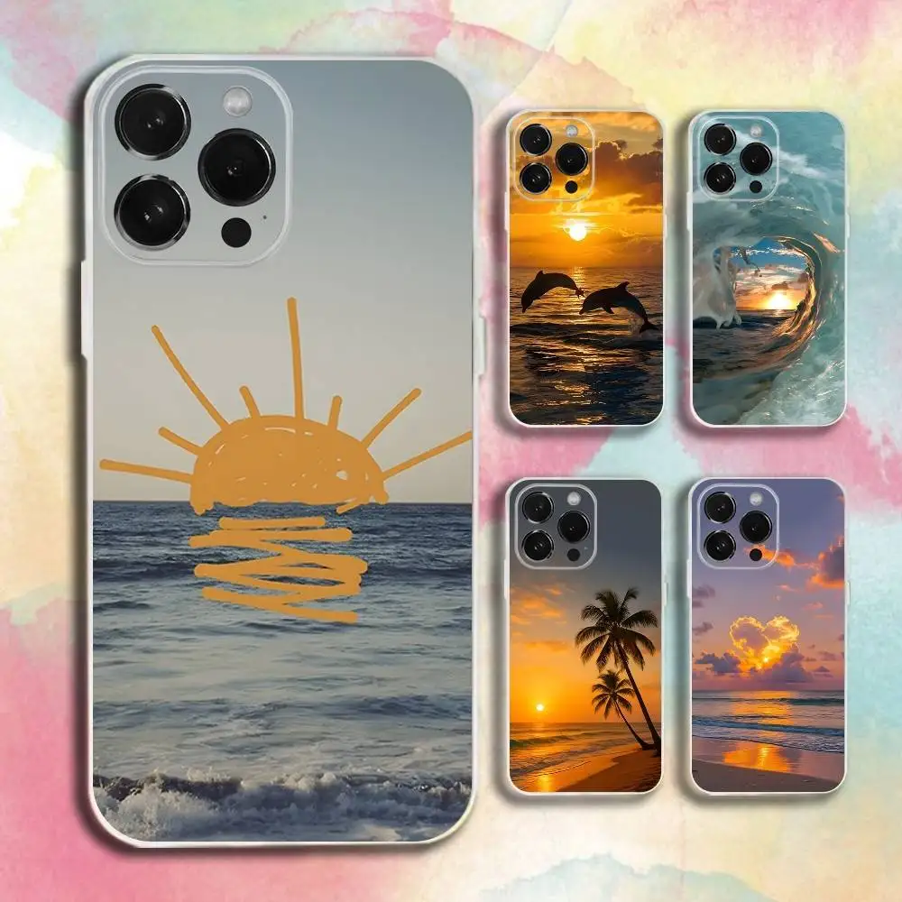 

Sun Out Phone Case For iPhone 16,15,14,13,12,11 Plus,Pro,Max,XR,XS,Plus,E,SE4,Mini Transparent Cover