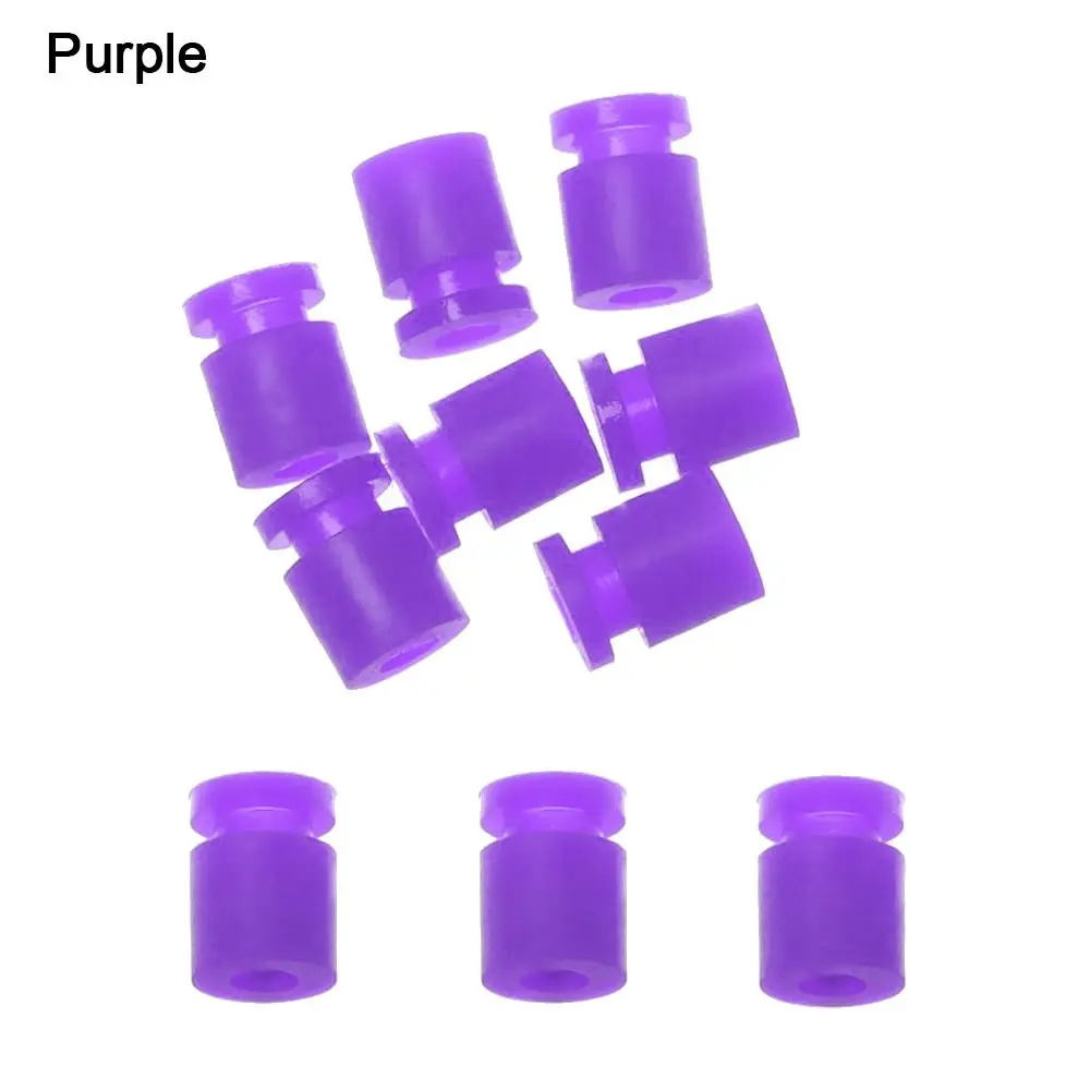 10pcs 8*6*3mm Rubber Damper Balls Anti Vibration V2 Upgraded Silicone Multicolors M3 Soft Mount Shock Absorption Balls