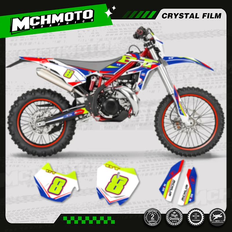 

MCHMFG Motorcycle Team Motorcycle Decal Stickers For Beta Xtrainer 2020-2022 2020 2021 2022 250 300 350 -001