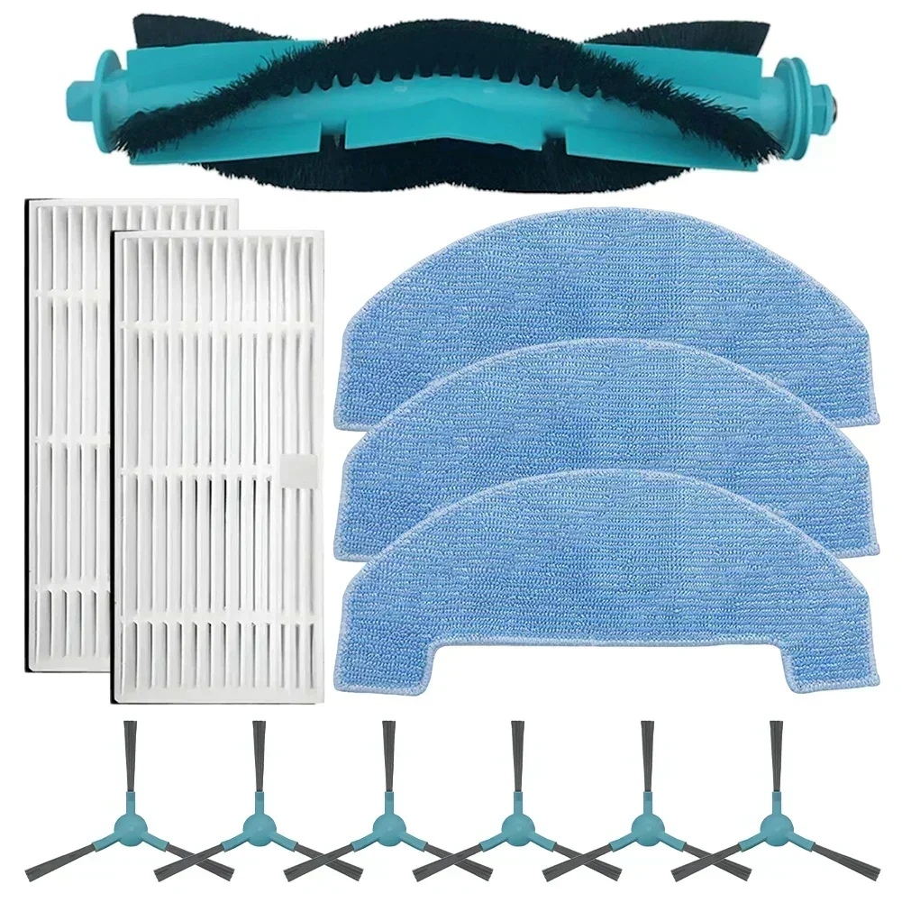 

For Atvel For SmartGyro R80 Base Robot Vacuum Cleaner Spare Replacement Accessories Main Side Brush Filter Mop Cloth Kit