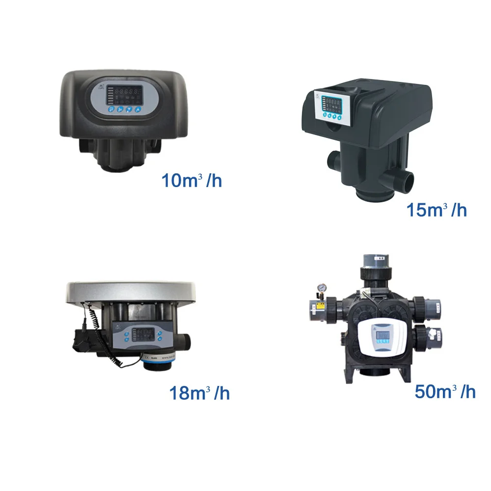 Water Filter RO System Spare Parts Runxin Water Filter Control Valve Multiport Valve Water Softener Control Valve