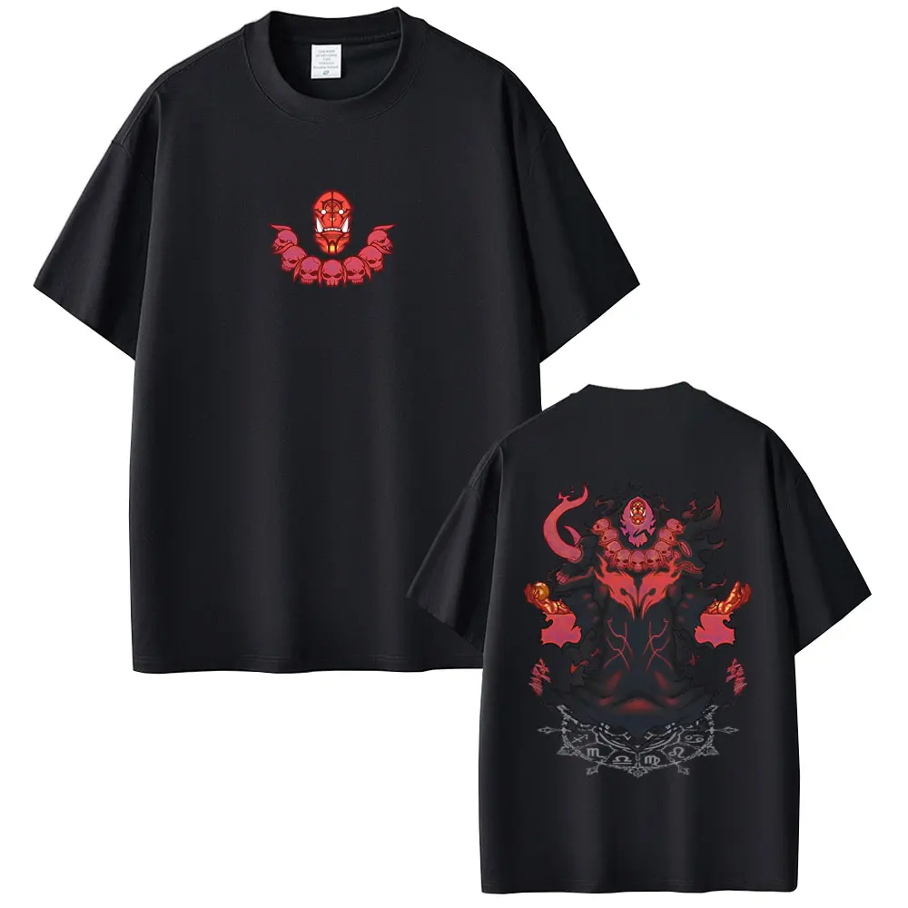 

Anime Solo Leveling Tusk T-shirt Sung Jin Woo Graphic T Shirt Men Women Retro Oversized T-shirts Male Hip Hop Cartoon Streetwear