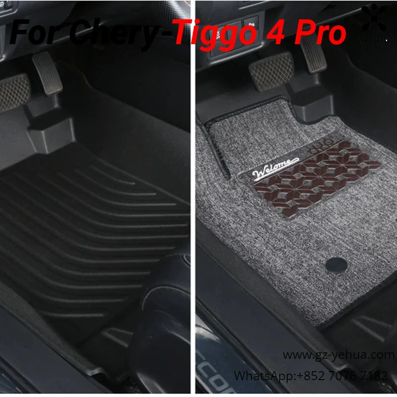 For  Chery Tiggo 4 Pro 2020 2023 Car Floor Mat Waterproof Non-slip TPE Modified Automobiles Parts Accesorios Para Auto Tools