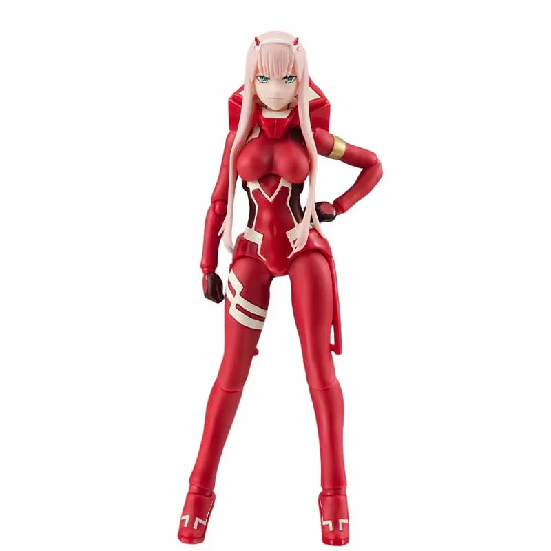 Bandai Original S.H.Figuarts Strelizia & ZERO TWO Decoración de modelo coleccionable del 5. ° aniversario