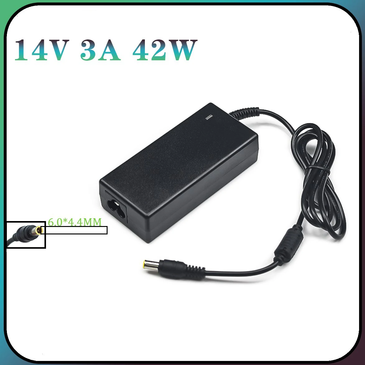 Adaptador de potência 14v 3a 2.14a 1.78a 1.43a para samsung syncmaster monitor lcd bx2235 s22a100n s19a100n s22a200b s22a300b