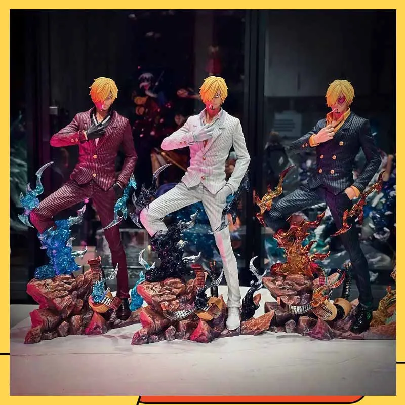 

24cm Anime One Piece Twin Wings Sanji Gk Figures Statue Pvc Figurine Model Doll Decoration Collection Toys Gifts
