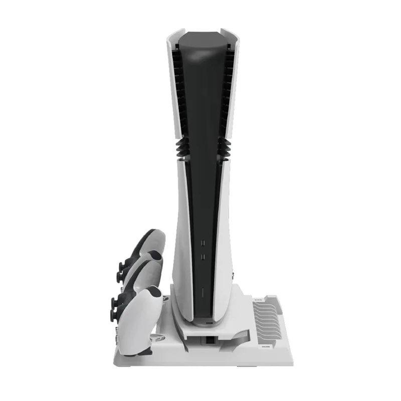 Station de refroidissement multifonctionnelle pour Console P5, Station d'accueil universelle avec poignée de rangement sur disque pour PS5 PRO/PS5 Slim