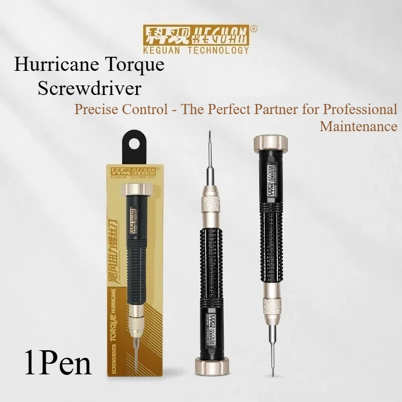 KEGUAN Torque Screwdriver Anti-slip Handle Prevent Over Tightening Magnetic Bit Repair Tool for PhoneLaptop