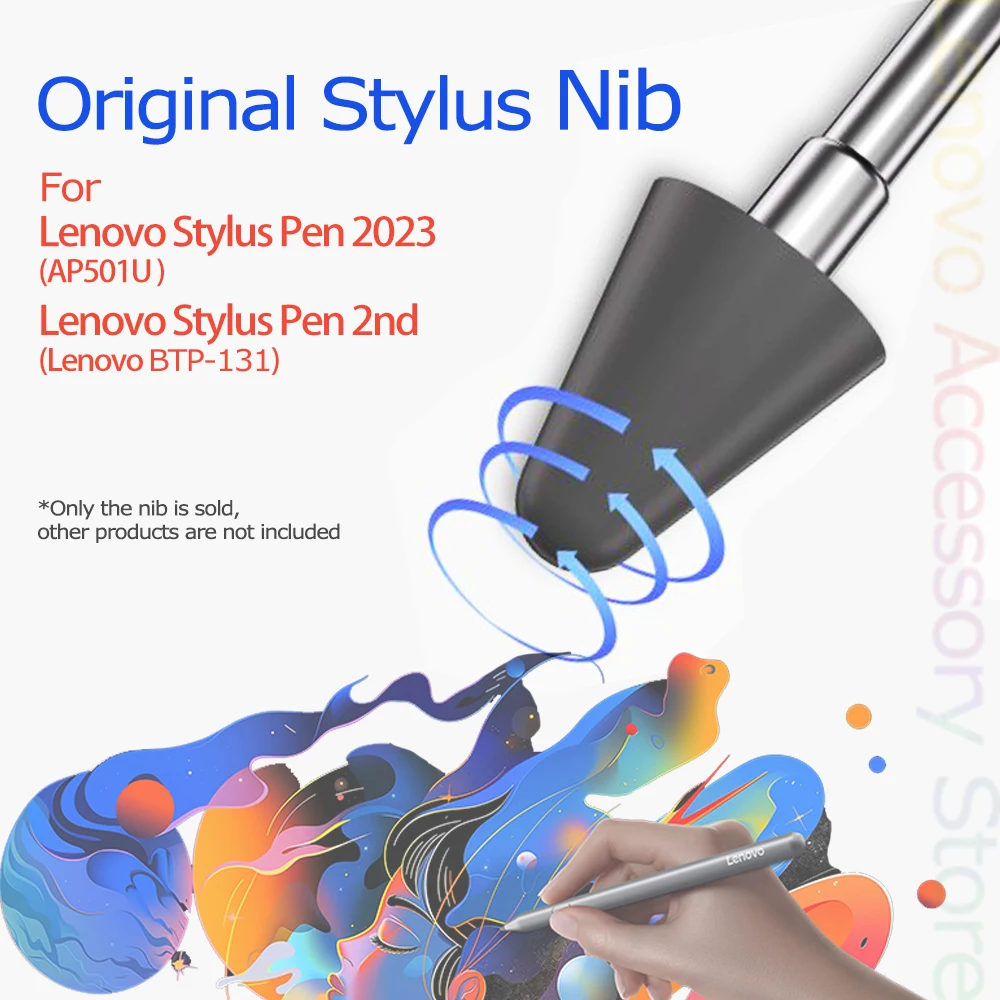 

Оригинальный наконечник для сенсорной ручки для Lenovo Stylus AP501U 2023, ручка Lenovo, 2-я для планшета Lenovo, планшета, вкладка, две упаковки
