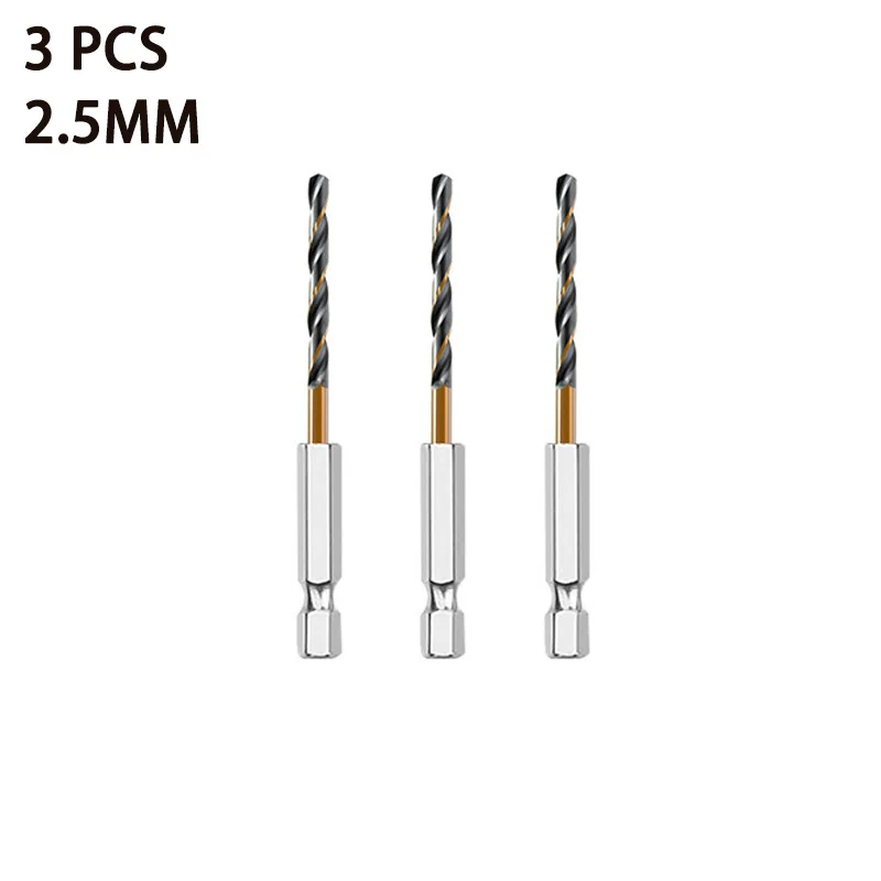 3/7/13PCS Hex Schaft Spiralbohrer Set Holz Metall Lochschneider Kernbohrwerkzeug Kobalt Bohrer Bits 1,5 2 2,5 3 3,5 4 5 6mm HSS