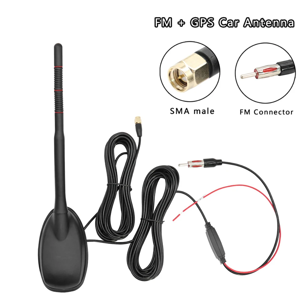 Car Auto GPS+FM/AM+DAB Radio Antenna Aerial Signal Amplifier DAB+ Receiver-AS55