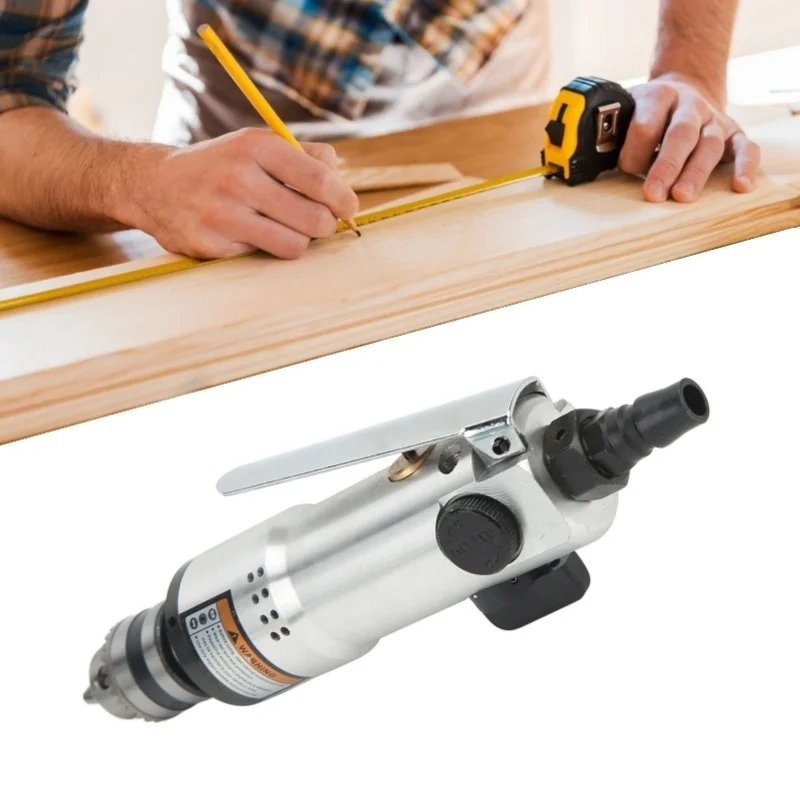 

Прямая пневматическая дрель из цинкового сплава, износостойкая, антикоррозийная, с пневматическим приводом, для промышленности, 3/8 дюйма