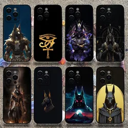 Anubis Ancient Egyptian God  Phone Case For Apple iPhone 15,14,13,12,11,Pro,X,XS,Max,XR,Plus,Mini Soft Black Cover