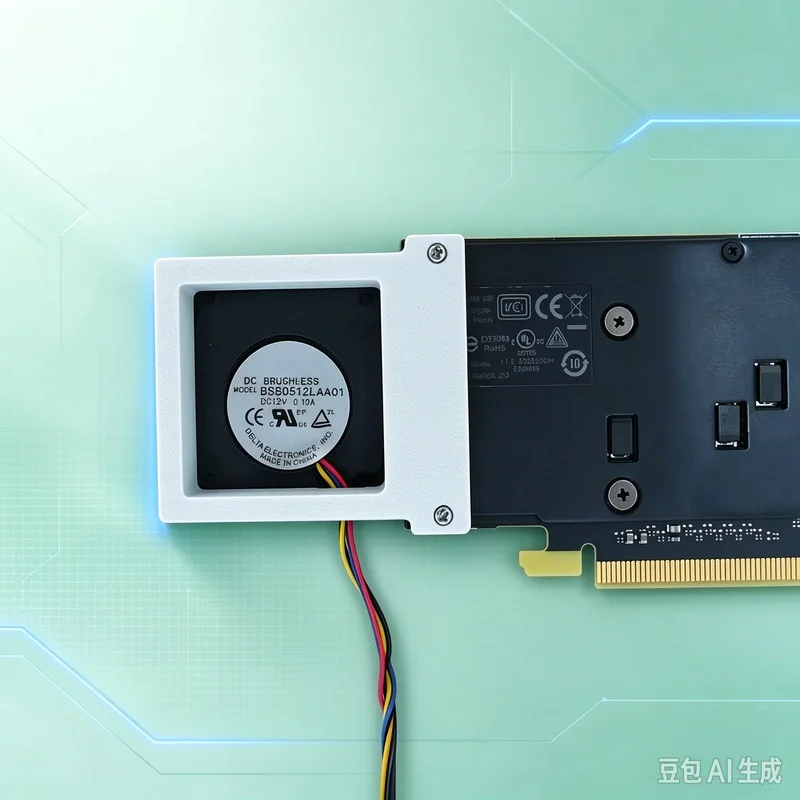 New A+ For NVIDIA For Tesla P4 M4 T4 GPU Non-destructive Fan Cooling Mod BSB0512LAA01