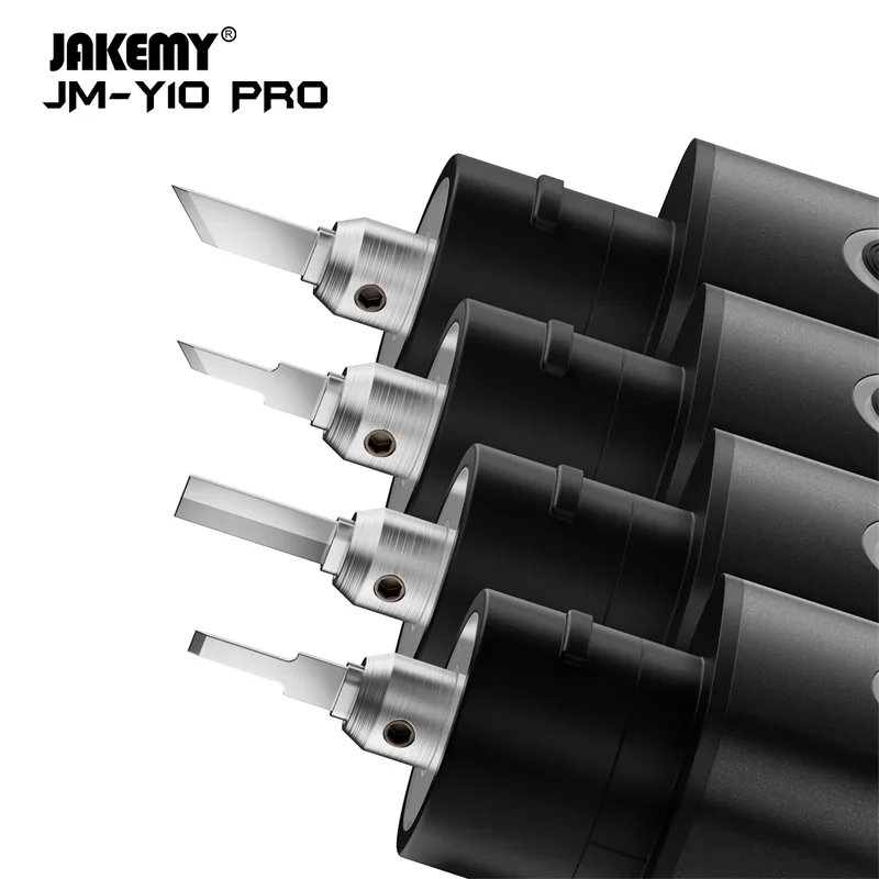 Jakemy بالموجات فوق الصوتية القاطع 2 في 1 عالية الطاقة بالموجات فوق الصوتية القاطع البلاستيك الاكريليك النقش سكين والملمع لتقوم بها بنفسك قطع ثلاثية الأبعاد