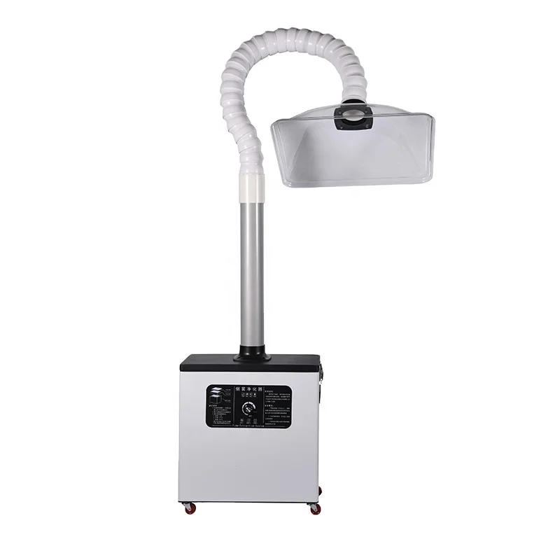 Lab uses odor and smoke extractor with single-arm smoke extraction module to design 99% filter efficiency mobile unit