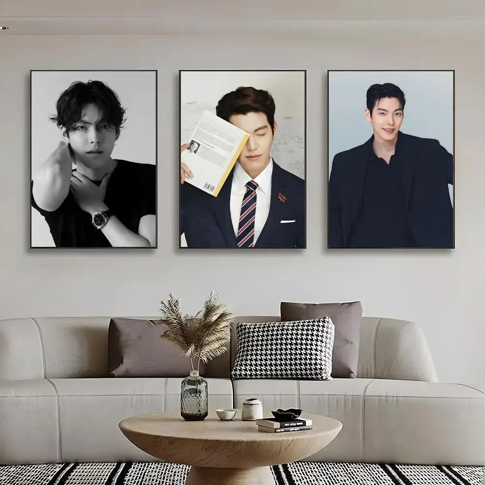 actor K-Kim Woo bin Poster Wall art print art suitable for living room bedroom bar parlor home decor gift