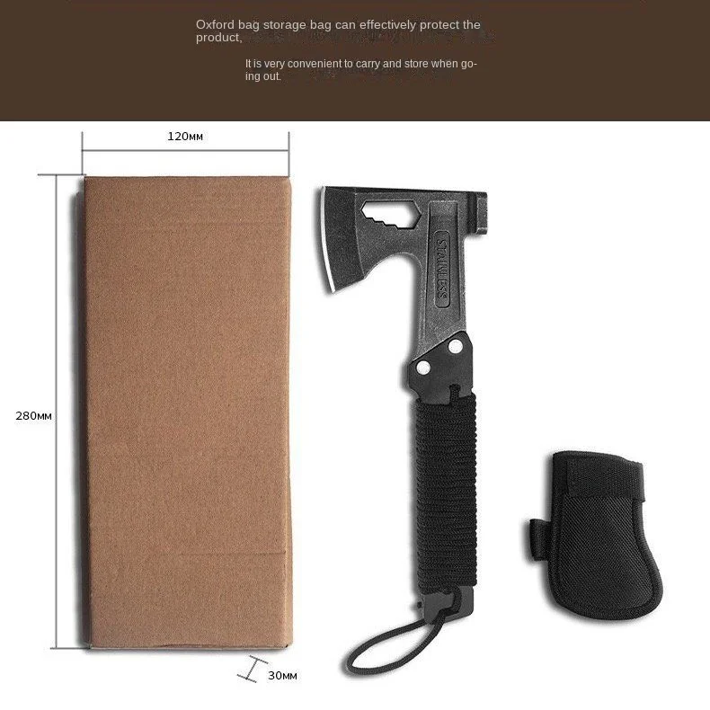 Outdoor camping multifunctional tactical axe camping sapper outdoor hammer axe