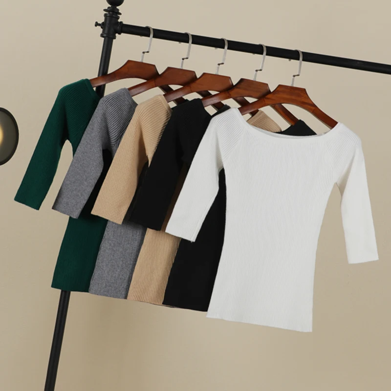 vetements femme soldes korean style pull noir tops pas cher rouge fashion crop top manche longue laine à tricoter nouveauté vetement 2024 tricot