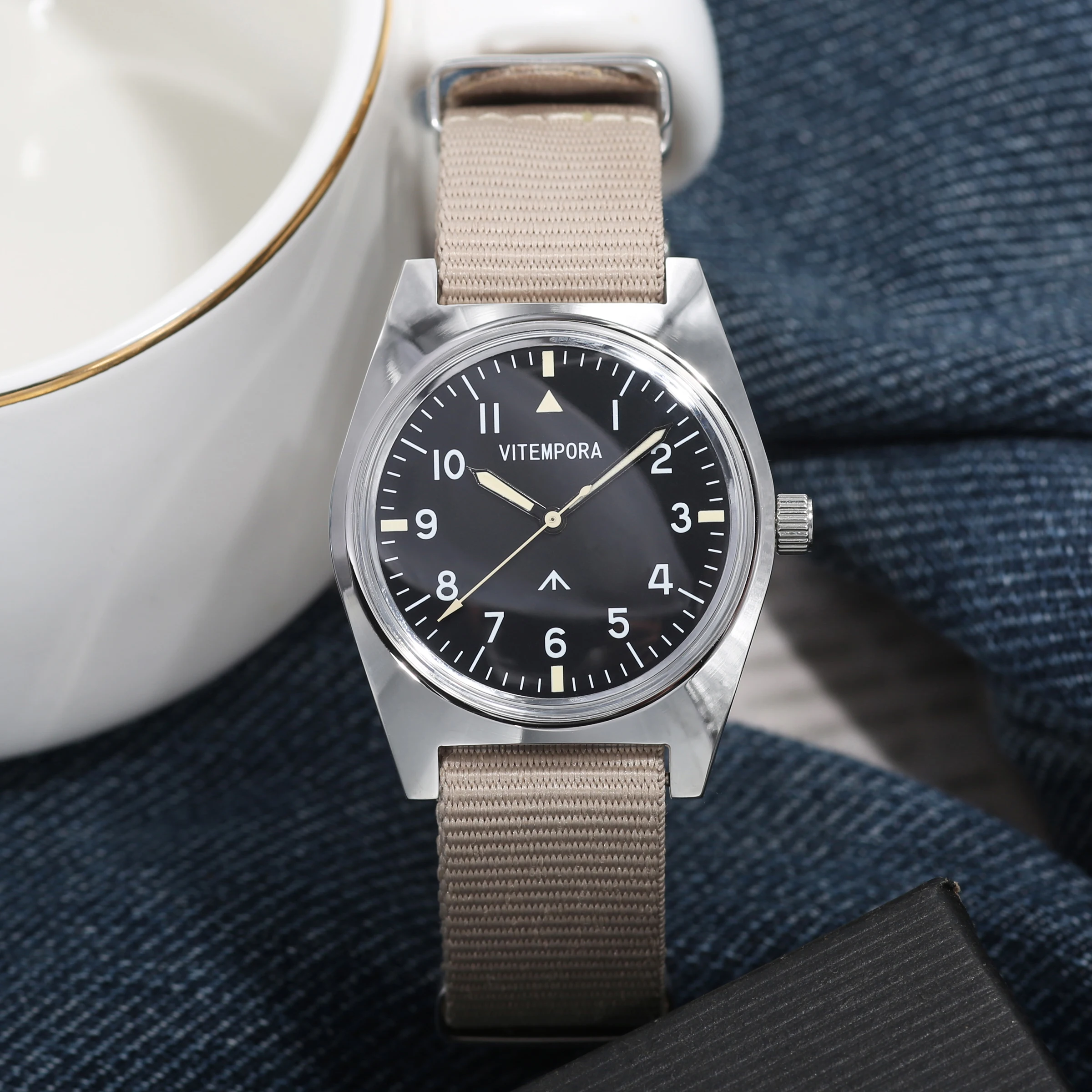 VITEMPORA 36MM Handaufzug-Mechanikuhr 7120 Wasserdichte Chinesische Uhr für Herren Großhandel