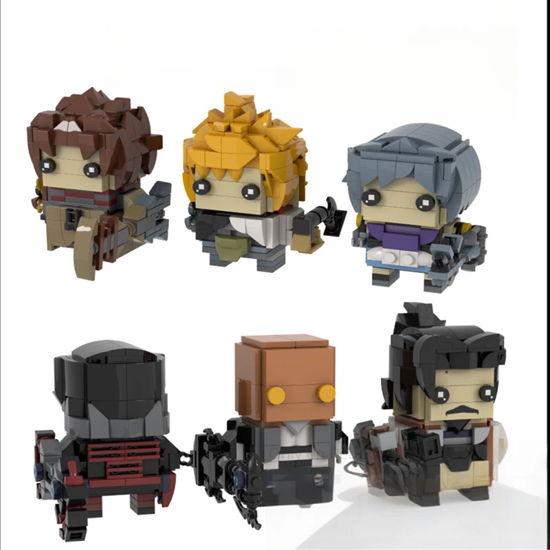 1144 pz MOC Kingdomer Heartsing BirthBySleep Brickheadz Personaggio Epico Set Modello FAI DA TE Building Blocks Giocattoli Di Compleanno Regalo