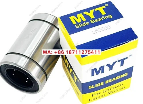 10 PCS MYT Micro LM20 Extended Sliding 25uu Sliding Sleeve Linear Motion Bearing LME20