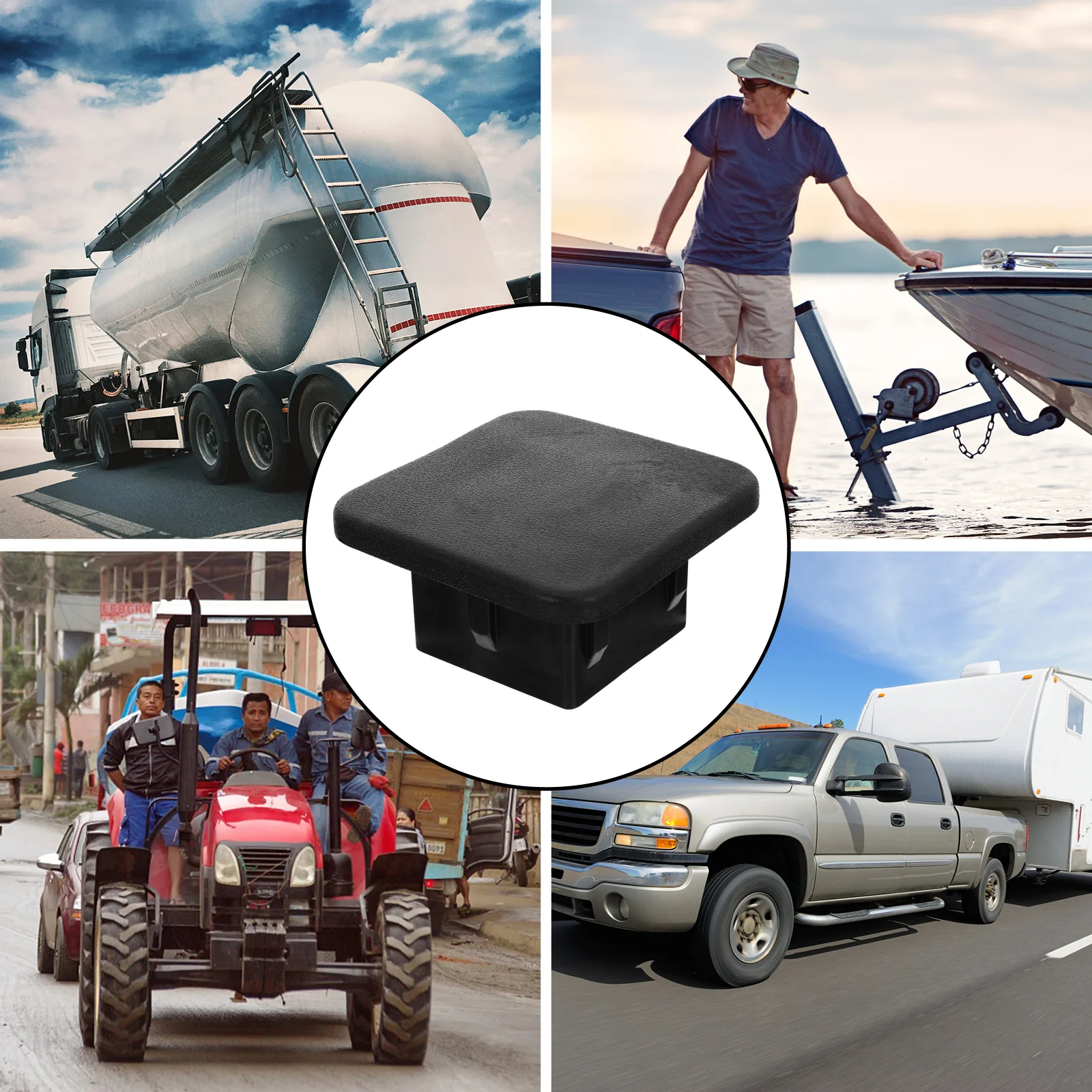 

Trailer Cover Durable Receiver Plug For Mud Snow Protection Hitch Tube Protector Cap Trailer Hitch Tube Plug