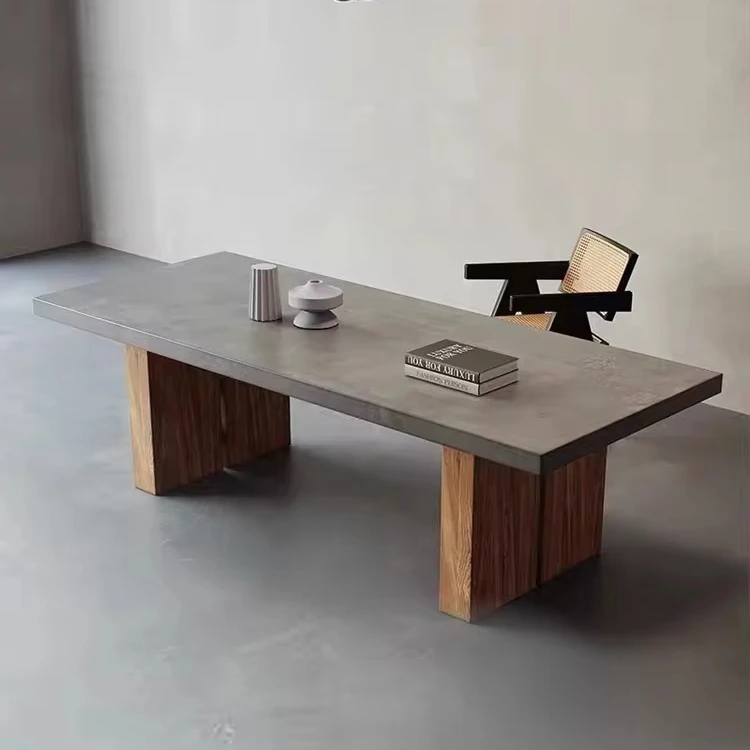 Modern Solid Wood Dining Room Furniture Rectangle Oak Table 4 6 8 Seater Wooden Kitchen Tables and Chair